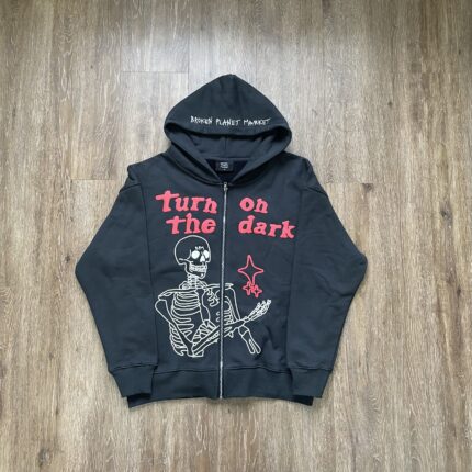 Broken Planet Dark Hour Skeleton Hoodie