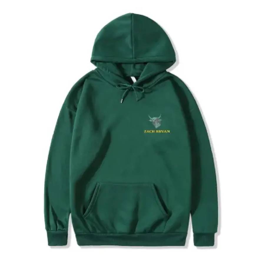 Zach Bryan Green Hoodie Style