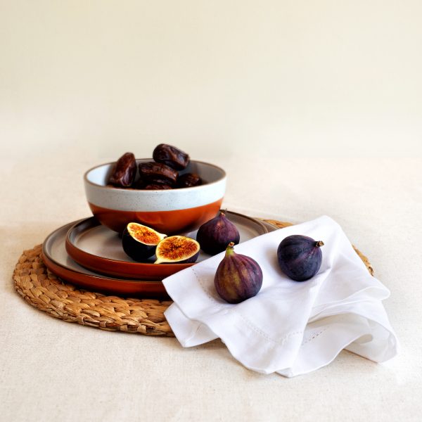 Premium Slub Cotton Napkins with Hemstitch Fabric