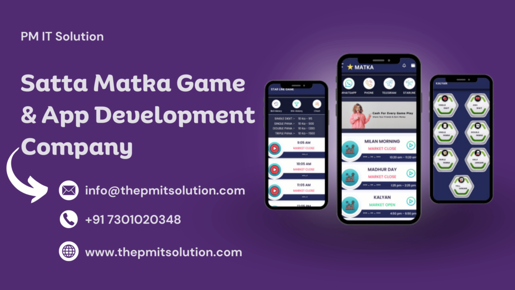 Let Us Help You Launch a Winning Satta Matka App