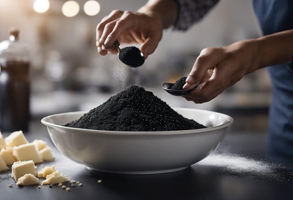 How To Use Black Food Coloring Powder In Baking?