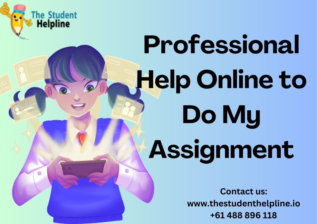 Professional Help Online to Do My Assignment