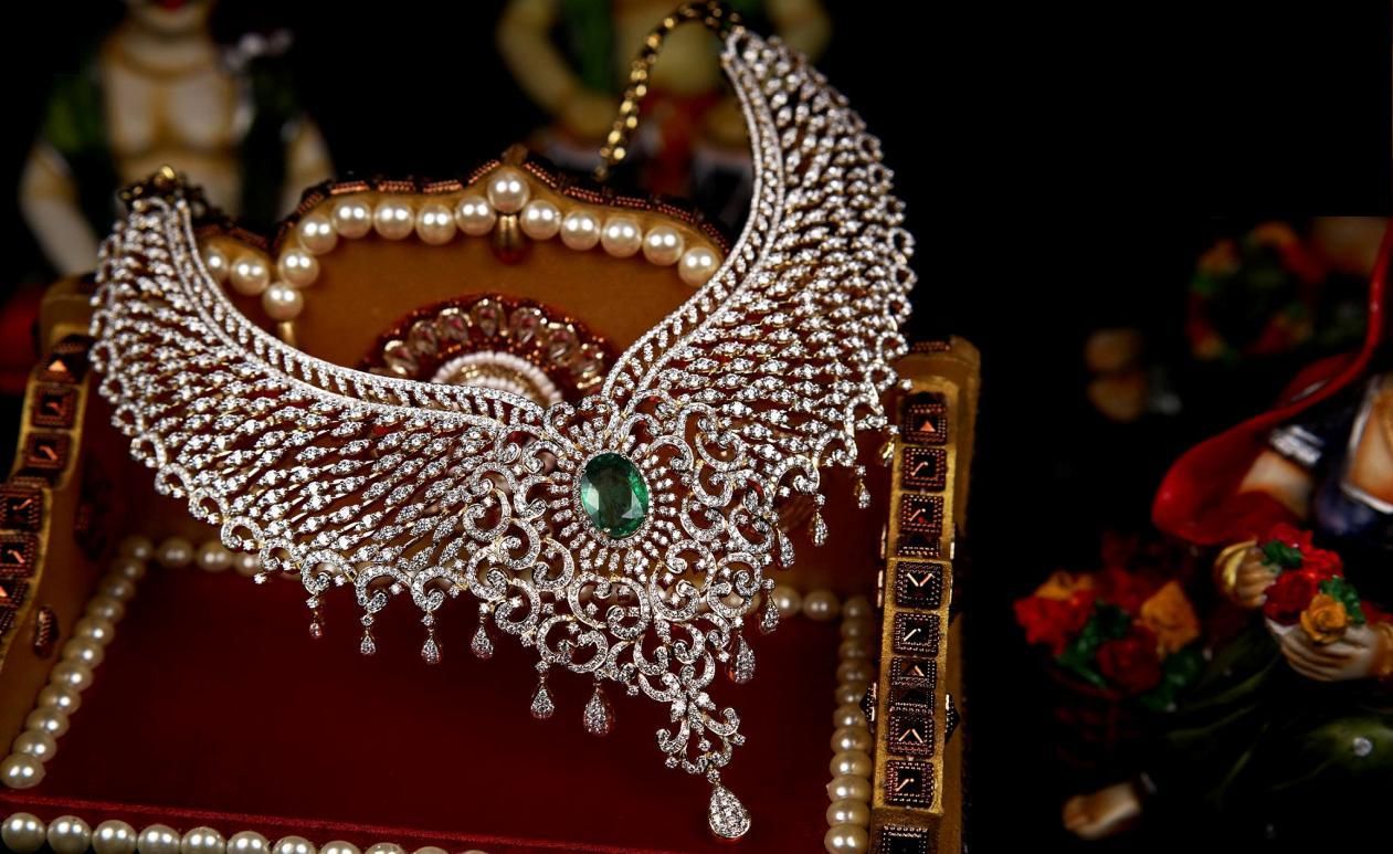 Buy Diamond Necklace Set Online at Best Price in India