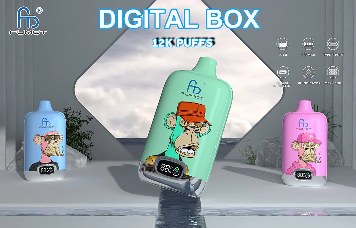 New PostFumot Digital Box: The Ultimate 12,000 Puff Disposab