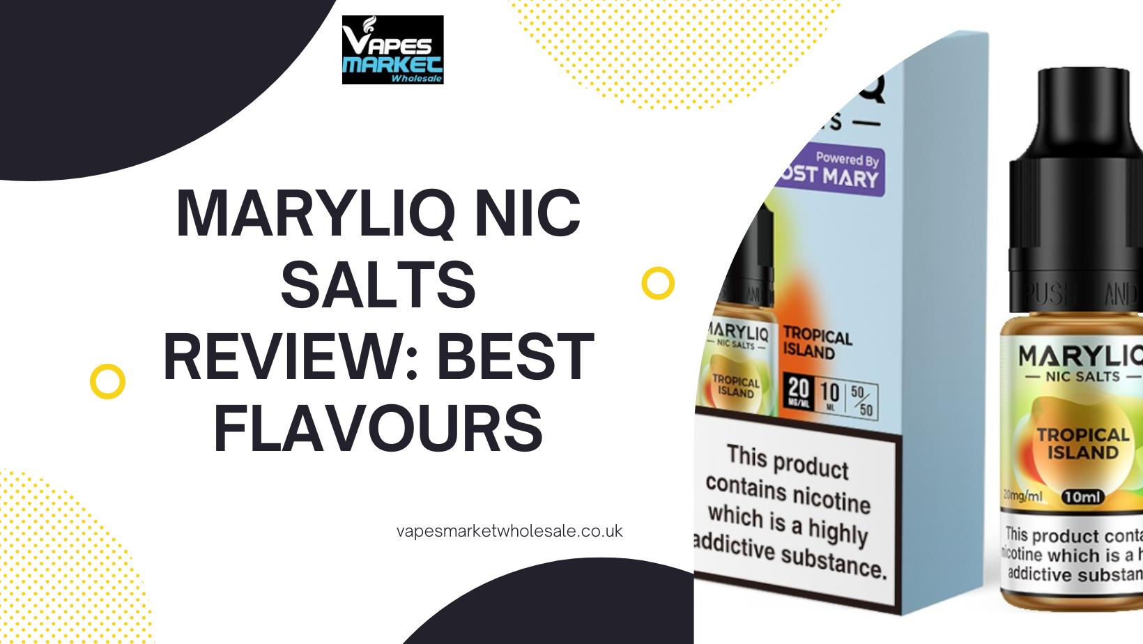 Maryliq nic salts review: Best flavours