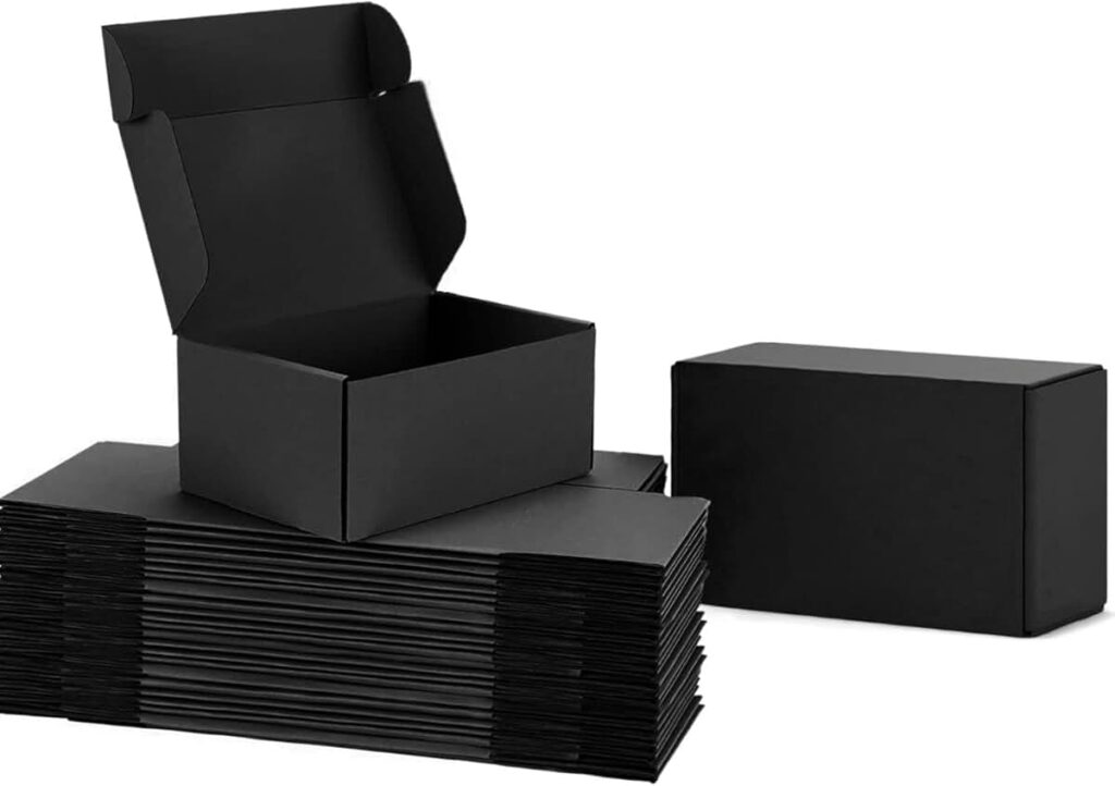 Durable Black Mailer Boxes Custom Designs & Wholesale Price