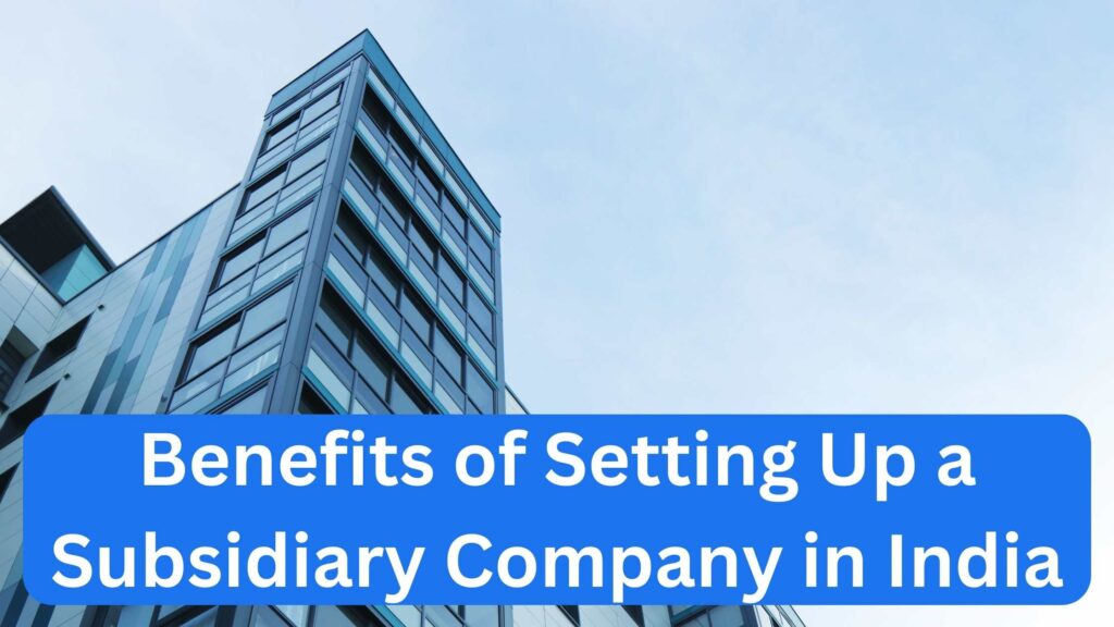 Benefits of Setting Up a Subsidiary Company in India