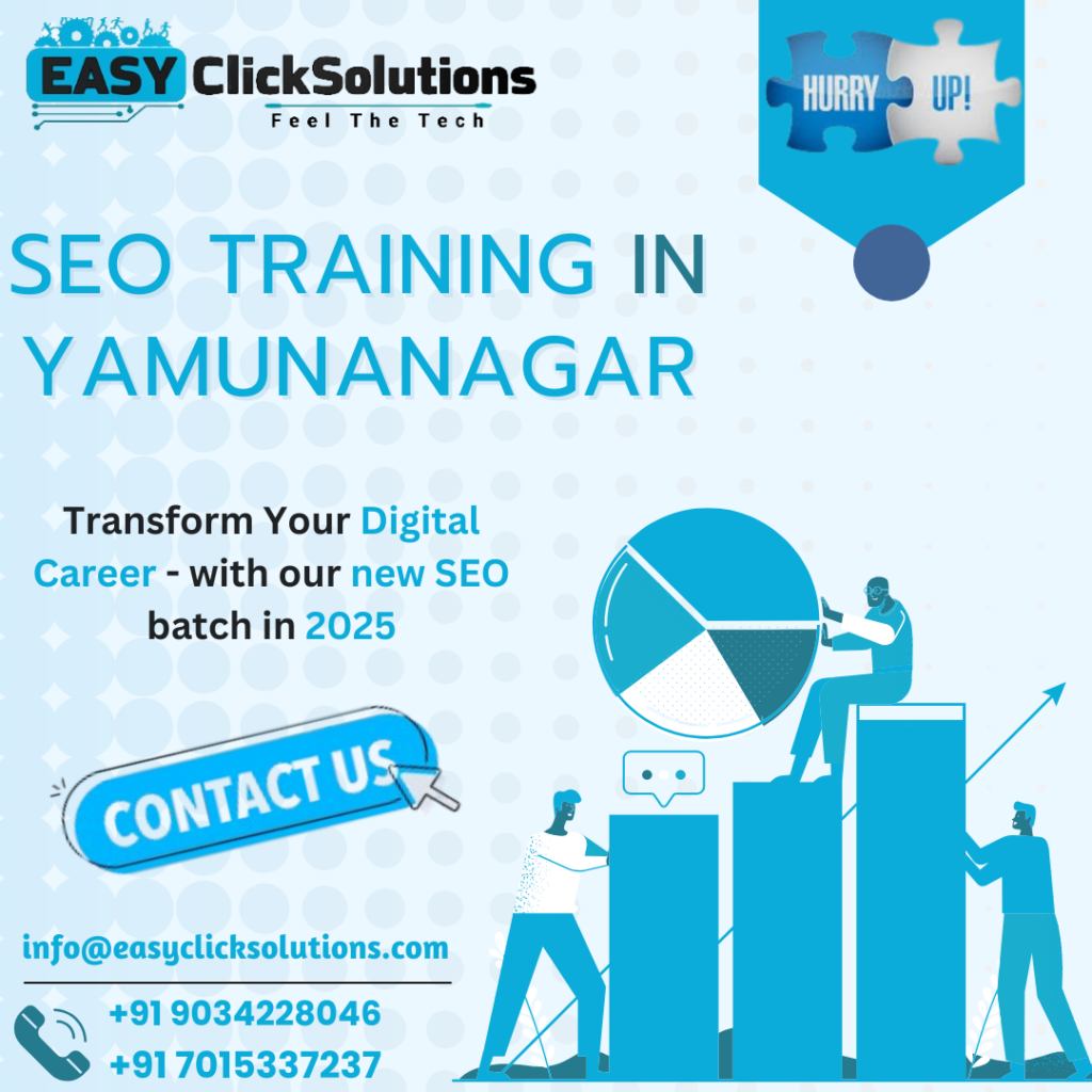 SEO Training in Yamunanagar at Easy Click Solutions