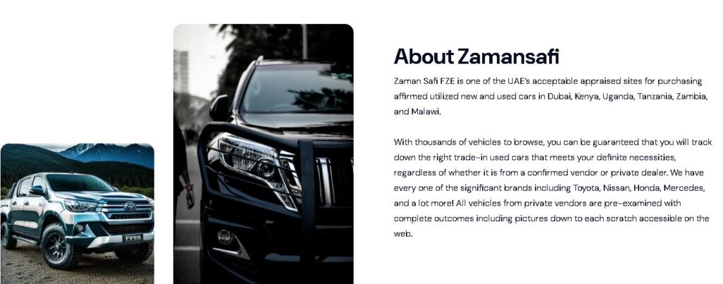 Zaman Safi Motors Fze Best Choice for Your Toyota Hilux