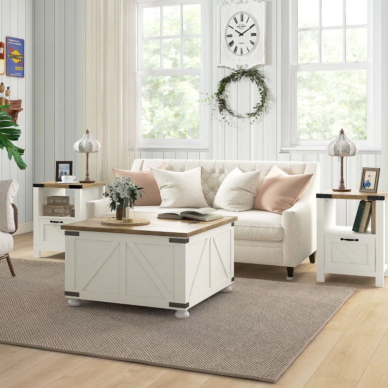 Transformation with White Console Table