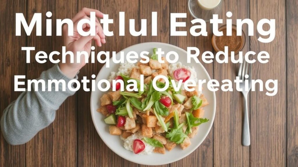 Mindful Eating Techniques to Reduce Emotional Overeating