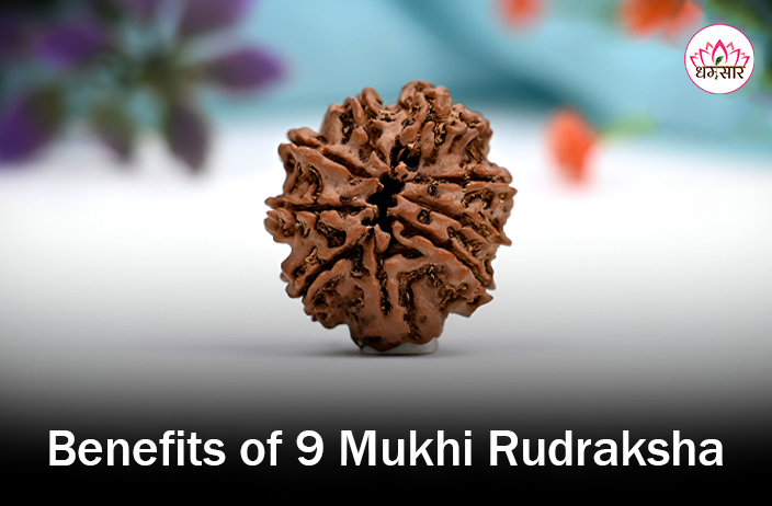 Benefits of 9 Mukhi Rudraksha