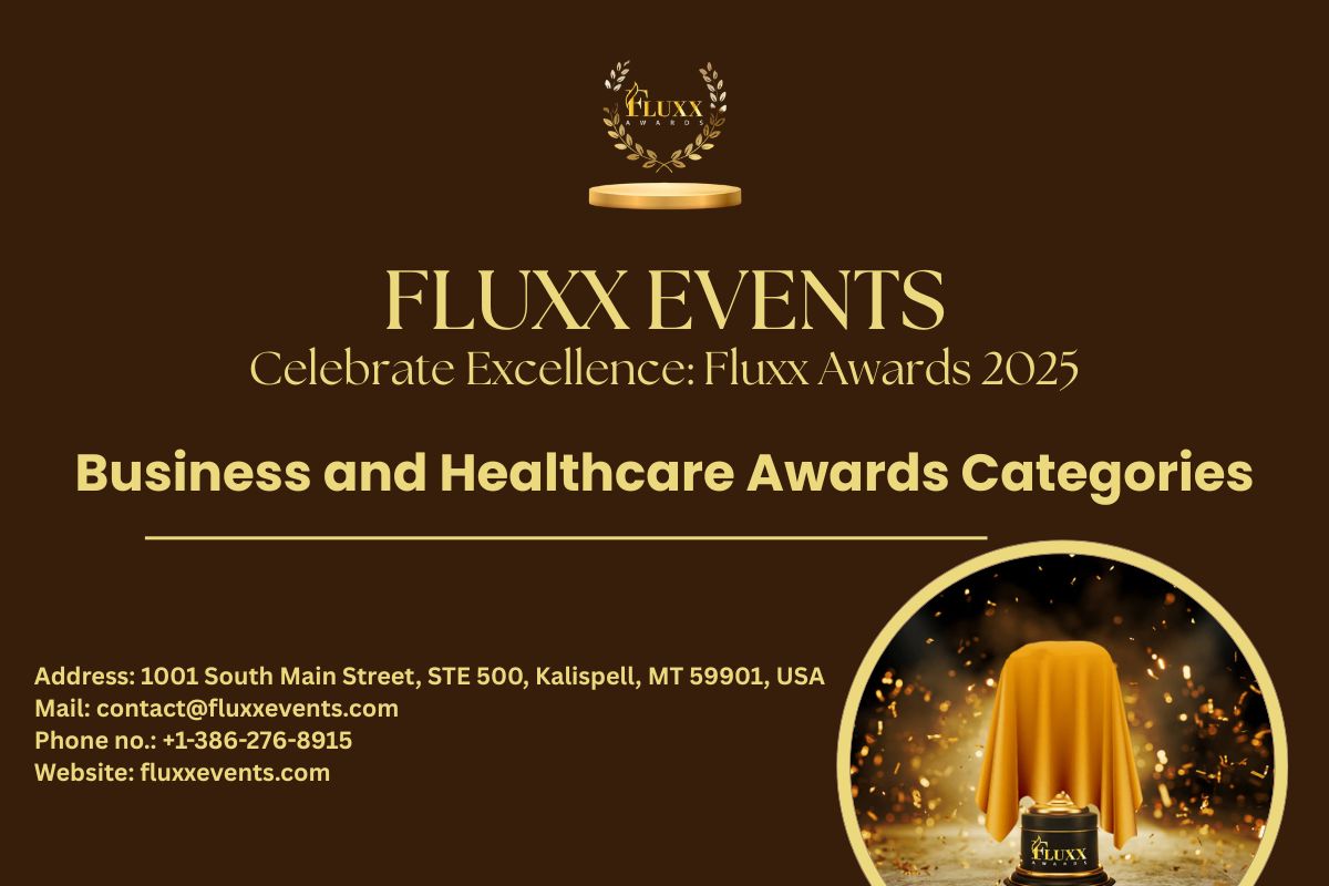 Fluxx Events Award Categories for Business and Healthcare