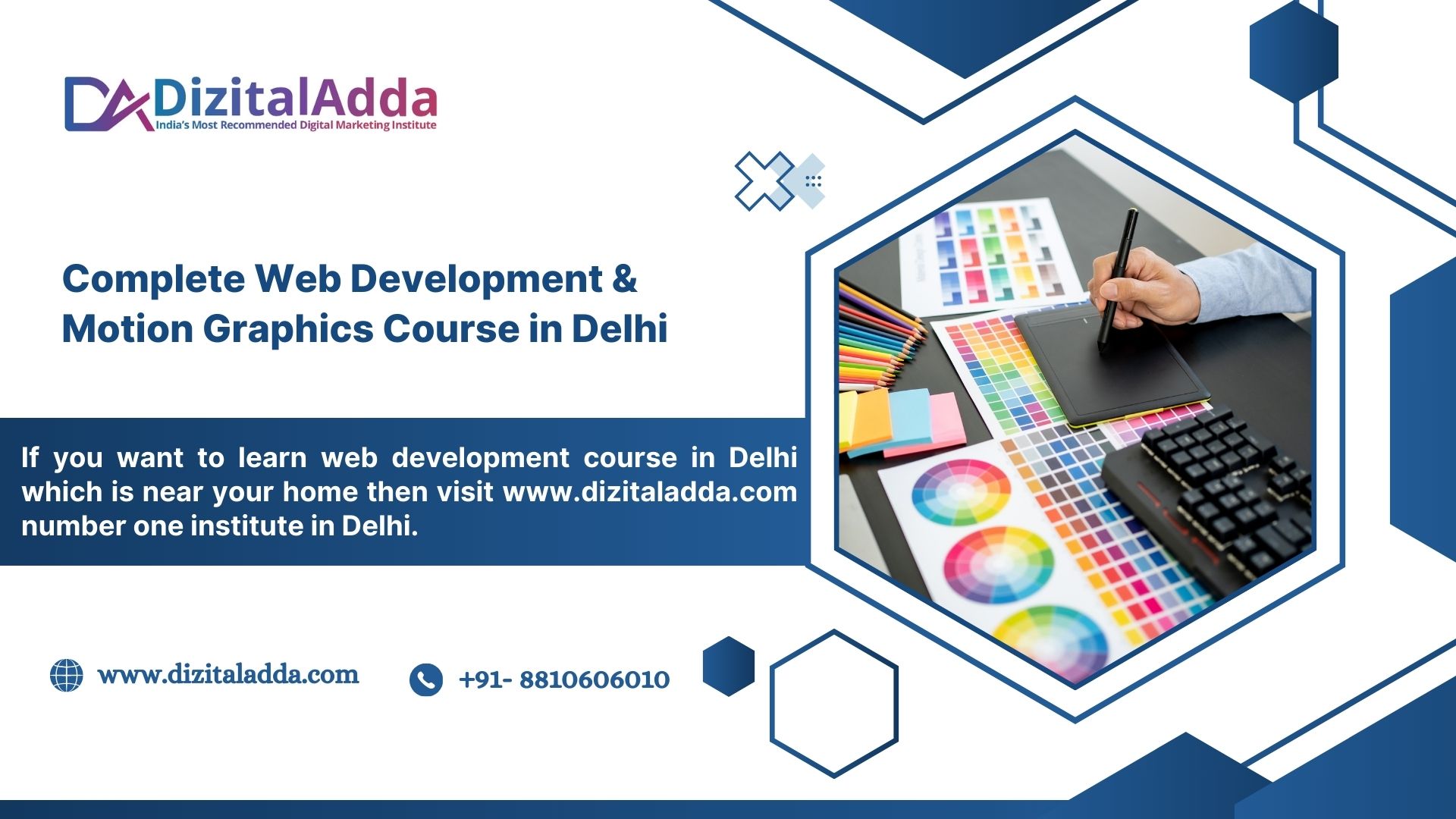Complete Web Development & Motion Graphics Course in Delhi