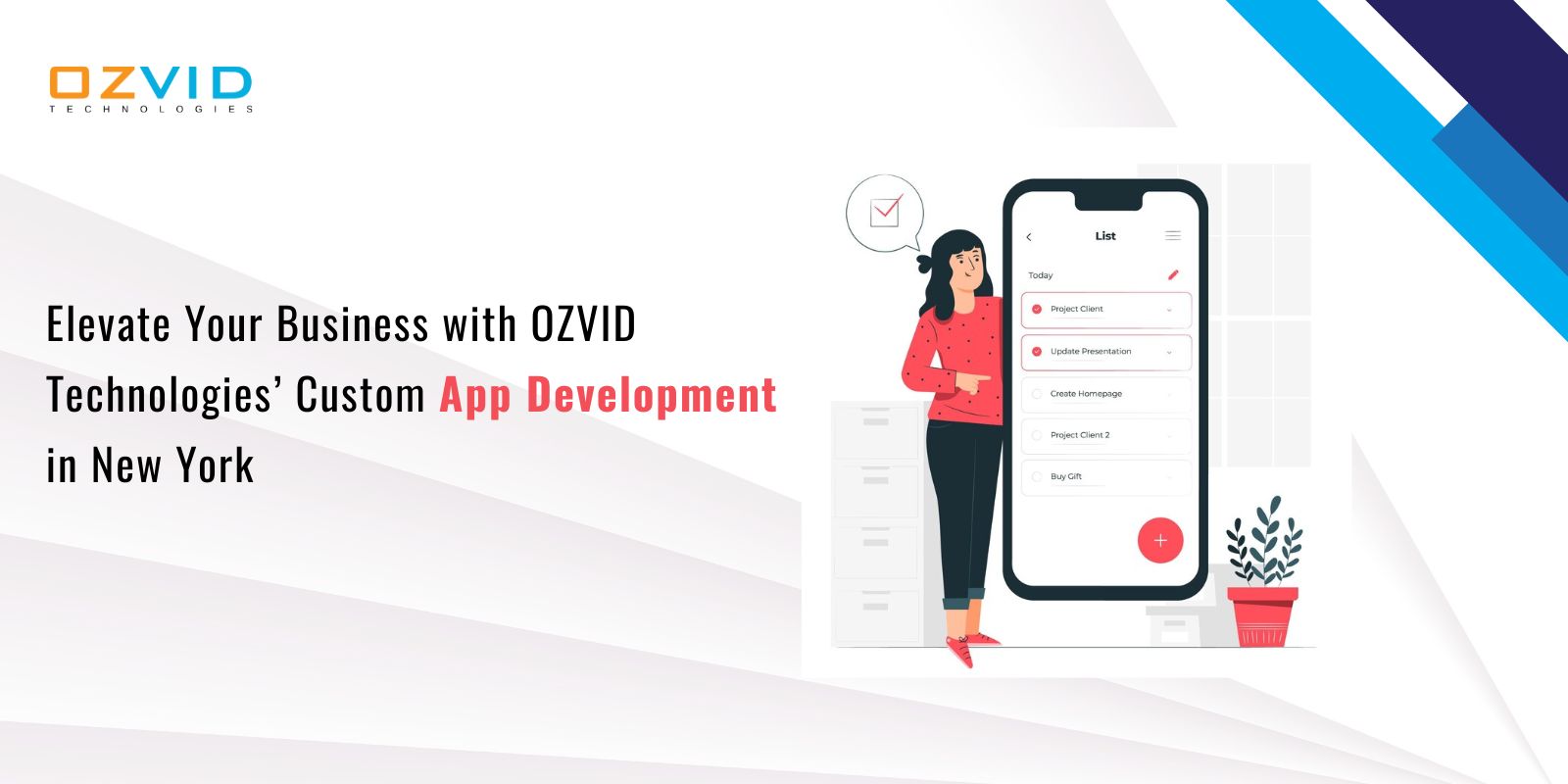 Elevate Your Business with OZVID Technologies’ Custom App Development in New York