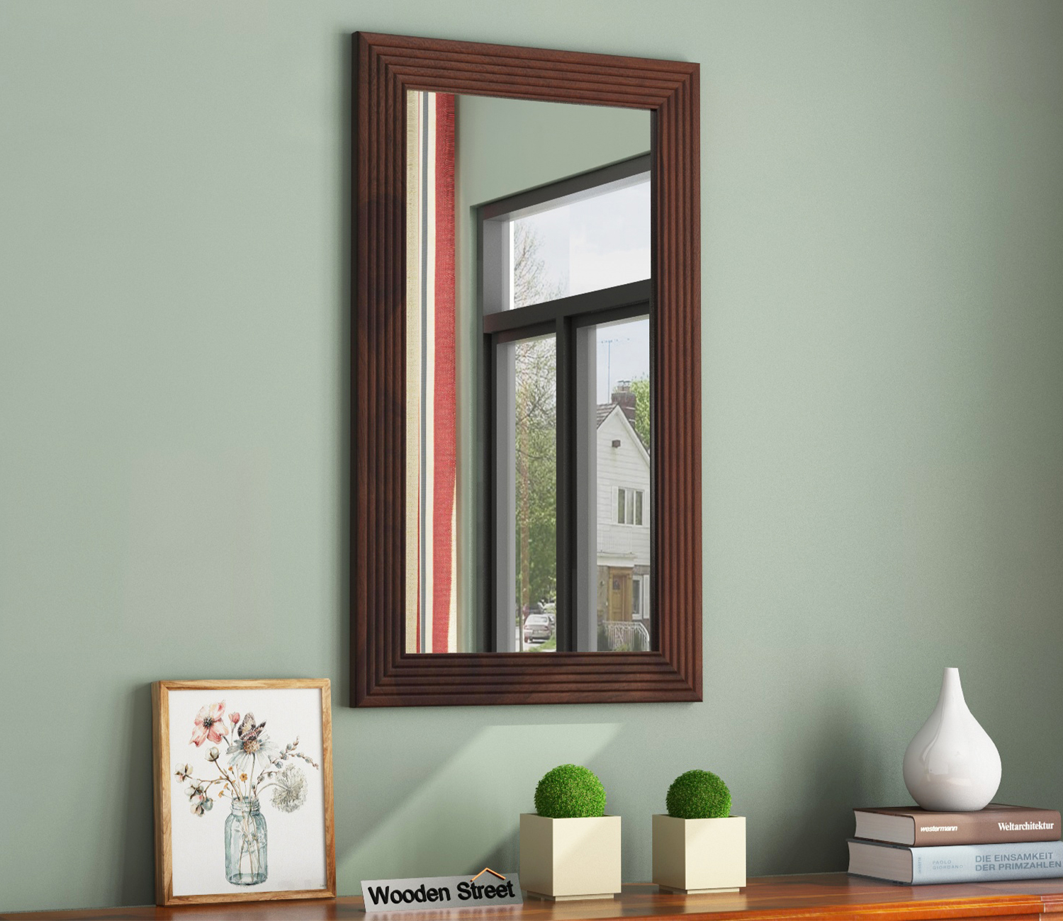 How Do I Properly Hang a Wall Mirror | Wooden Street