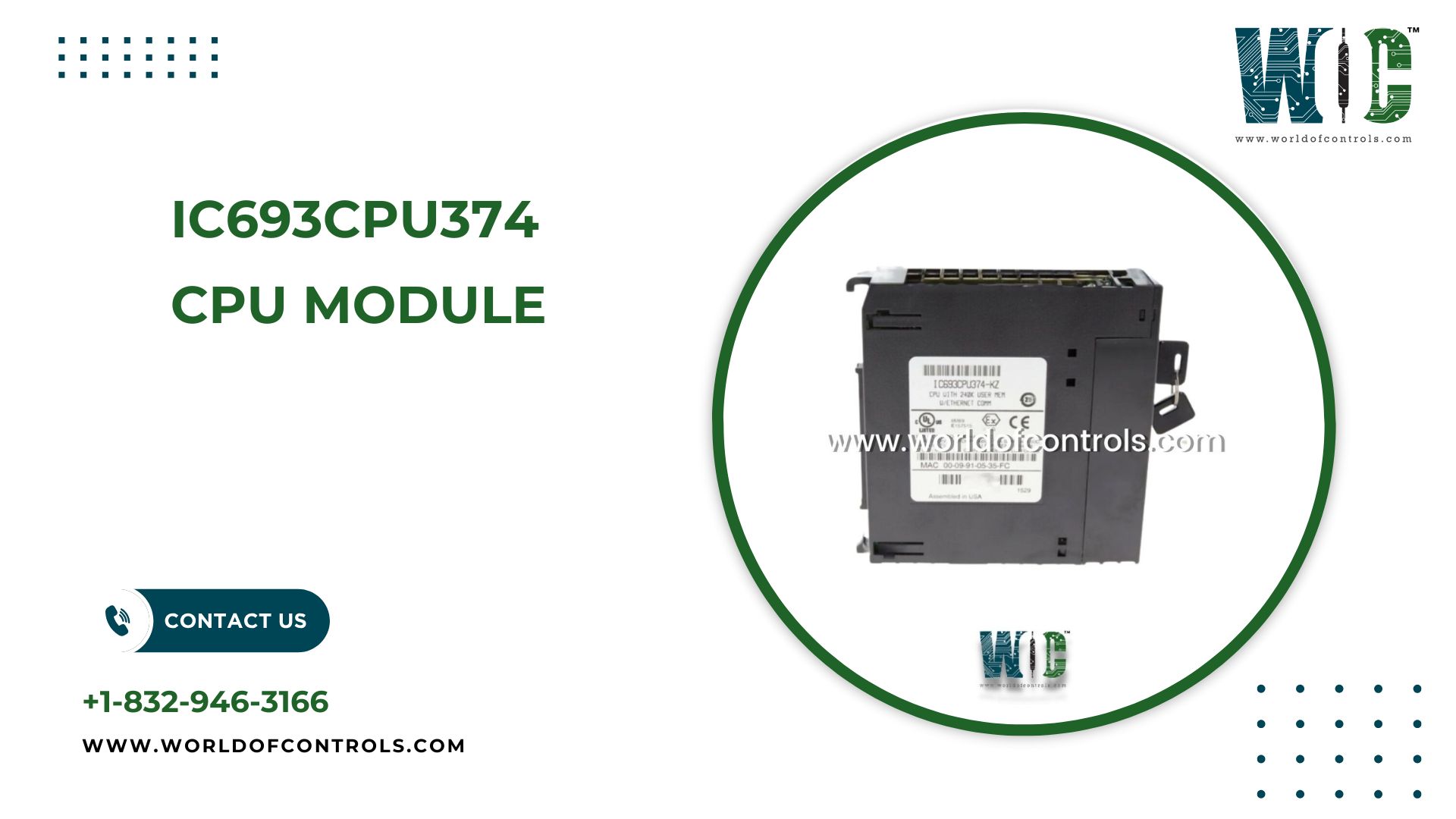 Scalable Performance: GE Fanuc’s CPU Module for Modern PLCs