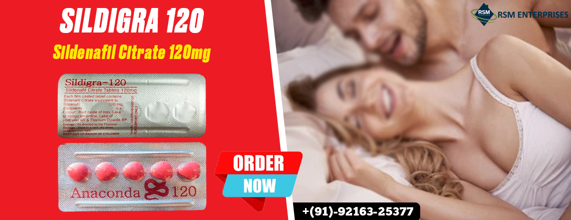 Manage Your Sexual Struggles For Men With Sildigra 120mg