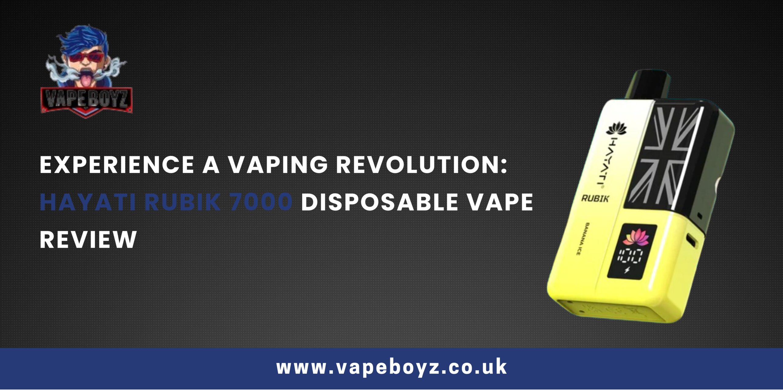 Experience a Vaping Revolution: Hayati Rubik 7000 Vape