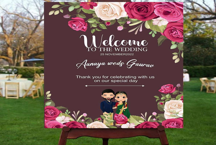 Wedding Board Printing – Stylish Signage for Your Big Day